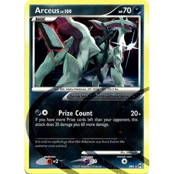 Pokemon Platinum Arceus Arceus [Darkness] AR1 Walmart