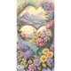 thumbnail image 5 of Hilo de bordar de algodón ecológico completo, punto de cruz con paisaje de rosas de amor de 11CT, 40x70cm, 5 of 9