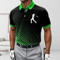 Betivan Men's Blouse Geometry Printing Button Short Sleeve Turndown ...