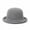 Light Gray, variant on Boyscolos Women's Plain Felt Bucket Bowler Hat Winter Warm Wool Rolled Brim Cloche Church Hat Dressy French Beret Fisherman Cap Ginger One Size