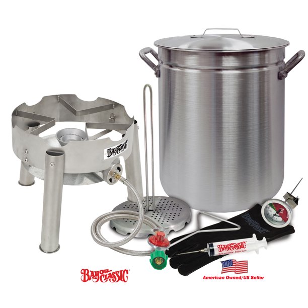 Bayou Classic Turkey Fryer Kit 42Quart Aluminum "GRAND GOBBLER" for 25