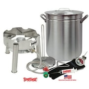 Bayou Classic Turkey Fryer Kit 42-Quart Aluminum "GRAND GOBBLER" for 25  Lbs Turkeys with Low Profile Stainless Steel Burner Stand