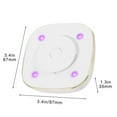 thumbnail image 3 of CaiYueKe Toilet Light UV Sanitizer Automatic Motion Sensor Night Light with Aromatherapy for Bathroom Odor Eliminator and Disinfector Portable LED Toilet Bowl Cleaner, 3 of 9