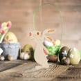 thumbnail image 3 of Xihbxyly Artículos Prime con Entrega Hoy Adornos Colgantes de Madera Adornos de Madera para Pascua Conejito de Pascua Pollito Pájaro Pintado, 3 of 6