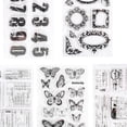 thumbnail image 3 of facefd Rubber Stamp Mixed Silicone Clear Stamps for Scrapbooking Card Making Decor, 3 of 5