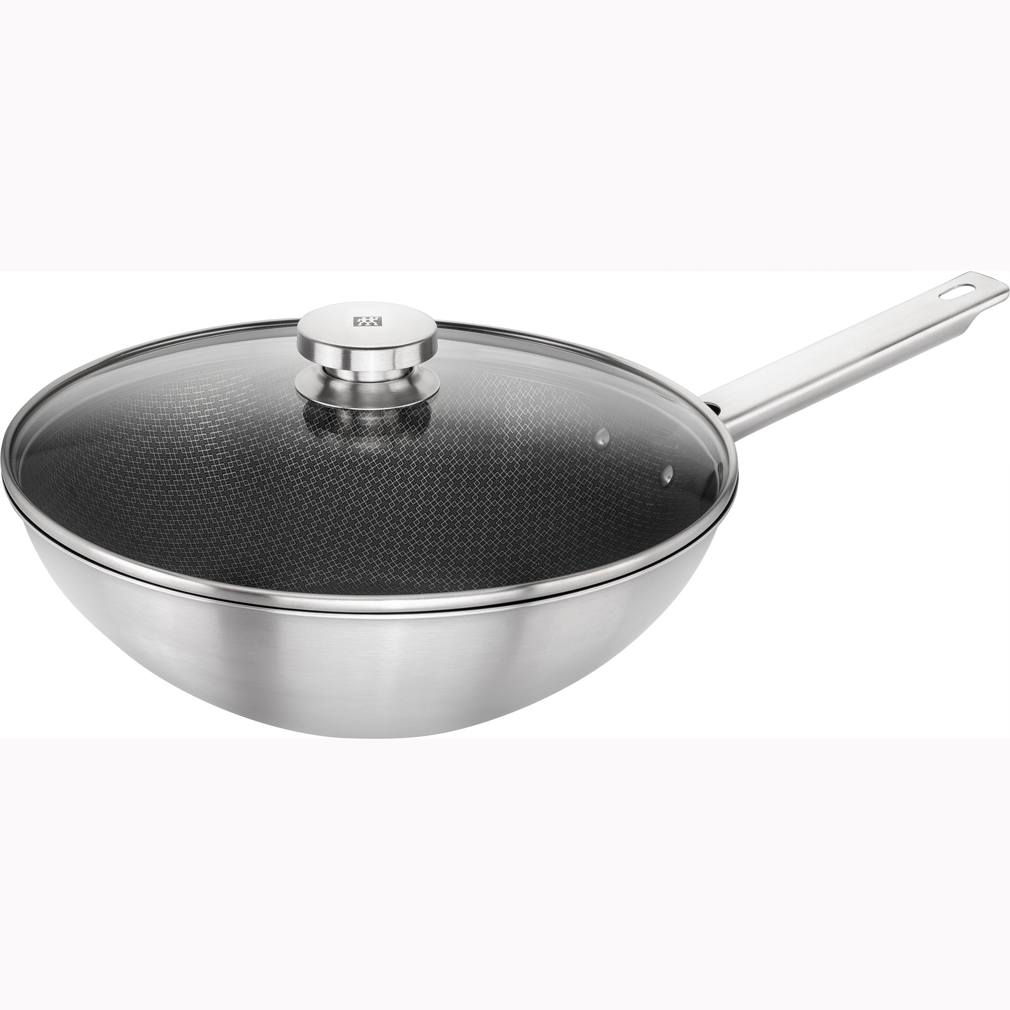 ZWILLING Joy Plus 12inch Stainless Steel Nonstick Wok with Lid
