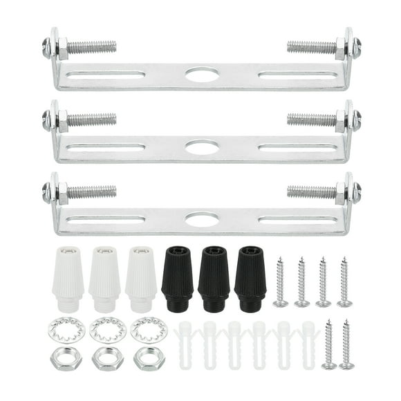 Uxcell Ceiling Light Plate Kit, Light Fixture Mounting Bracket Plate Crossbar 90mm 3