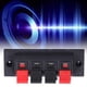 thumbnail image 5 of Terminal de altavoz 4 vías Conexión rápida Negro + rojo Fugacal, 5 of 8