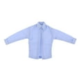 thumbnail image 4 of Ropa de muñeca de figura a escala 1:12, disfraz de camisa de figura masculina, accesorio de vestir de muñecas de moda, camiseta para figuras de acción azul Baoblaze Camisa miniatura, 4 of 8