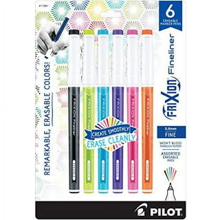 Pilot FriXion Fineliner Erasable Marker Pens, Fine Point, Assorted Ink, 10  Count