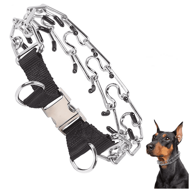Prong Collar for Dogs No Pull Choke Collar for Dogs, Pinch Collar for
