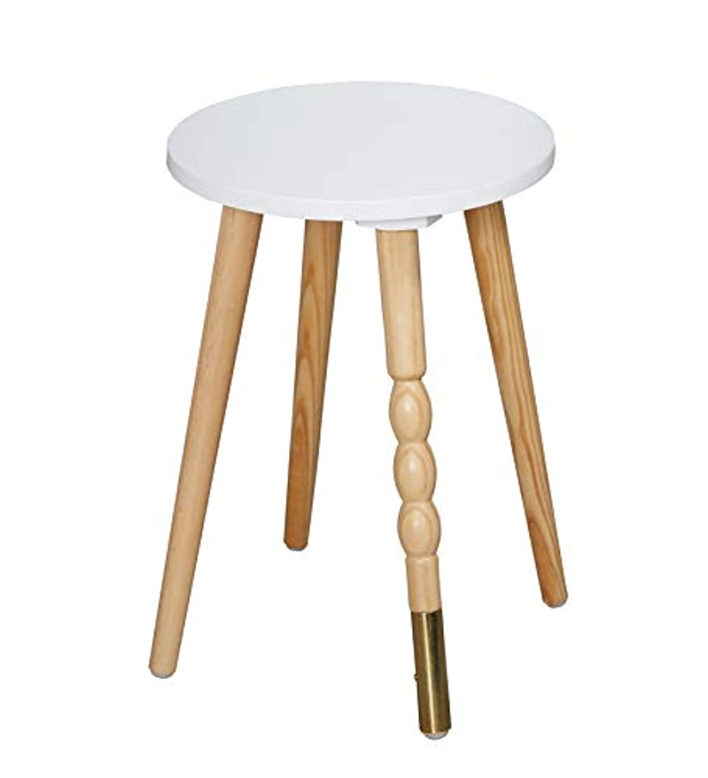 The Mezzanine Shoppe Riley Modern Two Tone Home Office Desk and Stool Set, 2 Piece, White