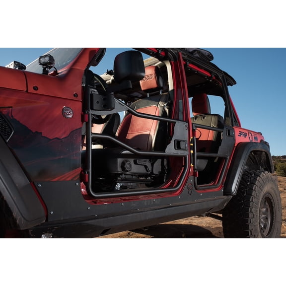 Bestop Element Doors for 2018-2019,2021 Jeep Wrangler Unlimited, High-Strength Tube Doors