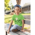 thumbnail image 2 of Live Simply Daisy T-Shirt Juniors -Image by Shutterstock,  x-Small, 2 of 4