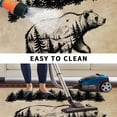 thumbnail image 5 of Brown Black Bear Outdoor Rug for Patio/Deck/Porch, Non-Slip Large Area Rug 3 x 5 Ft, Farmhouse Cabin Forest Vintage Indoor Outdoor Rugs Washable Area Rugs, Reversible Camping Rug Carpet Runner, 5 of 8