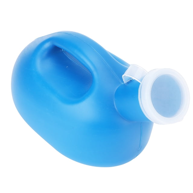 Botella De Orina, Gran Capacidad, Fácil De Usar, Material Plástico Grueso, Botella De Orina De 2000 Ml Para Hospitales, Hogares, Pacientes, Ancianos YLSHRF Azul