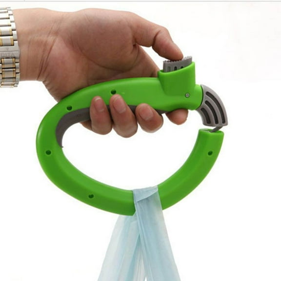 Eolstice Reusable Grocery Bag Support with Thumb Grip, Labor Saving Handle for Heavy Loads, Comfortable Carry Aid for Shopping, Errands, Multiple Components
