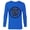 Navy, variant on Marvel Black Panther: Wakanda Forever Panther Mask Icon - Long Sleeve T-Shirt for Men - Customized-White