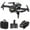 Black, variant on SPOORYYO 4K HD FPV Drone with Altitude Hold, Headless Mode, and Trajectory Flight - Portable RC Quadcopter for Teens and Adults - 10-12 Min Flight Time, 80m Control Range