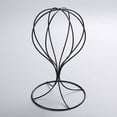 thumbnail image 4 of Advancent Soportes metálicos modernos para sombreros, peluca hueca, soporte decorativo con forma de farol, almacenamiento, estante de Decoración del hogar Negro, 4 of 6