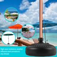 thumbnail image 3 of Parasol Base Plastic Outdoor Patio Yard  Shape Fillable Umbrella Stand Holder, 3 of 8