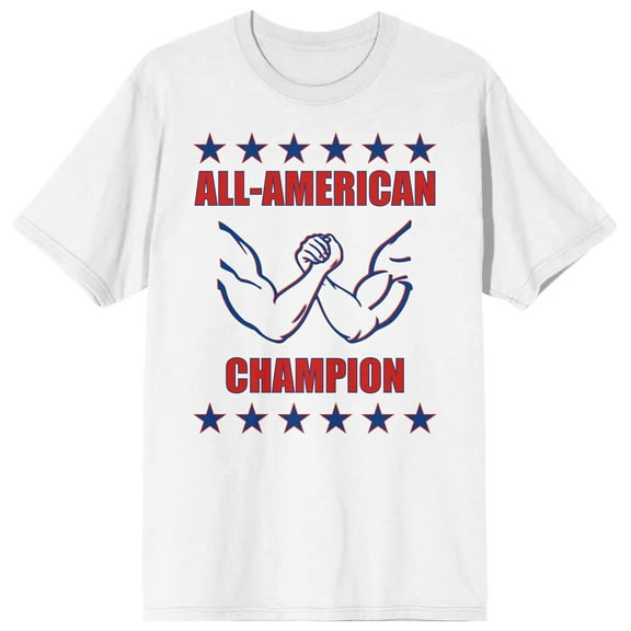 Americana All-American Champion Men's White T-Shirt-Small