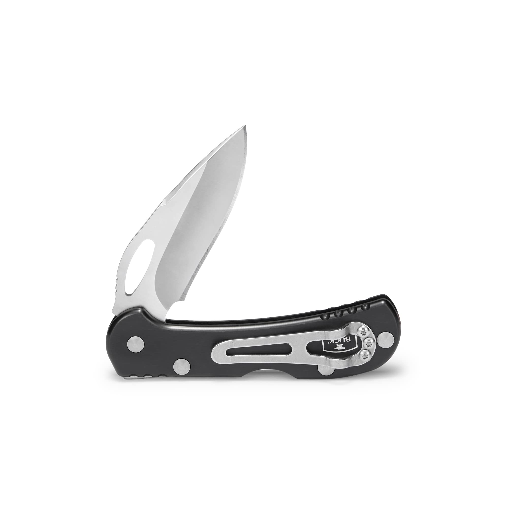 Buck Knives 726 Mini Spitfire Folding EDC Knife, 2-3/4” Pocket Knife Blade, Black, 2.1 oz