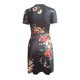 thumbnail image 3 of Vestido Informal Para Mujer, Fluido, Cómodo, Suave, Transpirable, Para Fiestas de Verano, Con Estampado Floral, Cuello Elegante, Estilo Túnica, 3 of 3