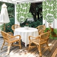 thumbnail image 6 of Outdoor Curtains for Patio Waterproof, Happy St. Patrick's Day Grommet Gazebo Curtains Drapes for Porch, Pergola,Backyard,Outside, 2 Privacy Panels 54 x 84 Inch, Dachshund Fourleaf Clovers White, 6 of 9