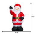 thumbnail image 3 of Airblown Christmas Yard Inflatables Light Santa Holiday Lighting 9 ft, 3 of 6