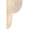thumbnail image 3 of 5 1/2"W x 10"D x 18"H Crestline Smooth Corbel, Douglas Fir, 3 of 9