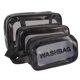 thumbnail image 2 of Qukaim Bolsas de maquillaje de PVC, transparentes, ligeras, impermeables, para hombres y mujeres, color negro, multicolor, 60_x_180_cm, 2 of 5
