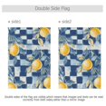 thumbnail image 4 of Yayeee Garden Flag 12" x 18" Double Sided Outdoor Yard Lawn Holiday Decorations, Retro Plaid Lemon, 4 of 6