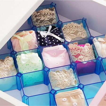 Drawer Divider Organizer Underwear Ties Bra Socks Storage