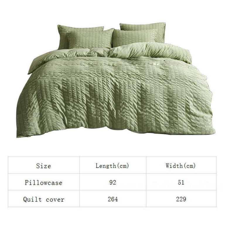 Chic Home Juego de ropa de cama de 4 piezas, con cobertor reversible,  pinzado, plisado, tamaño king. Incluye fundas para almohadas y almohadones
