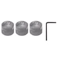 thumbnail image 2 of Guitar Volume Knob, 3Pcs Wide Application Electric Guitar Knob Pretty Design  For Replacement Grey, 2 of 8