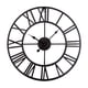 thumbnail image 1 of Reloj de pared de metal redondo grande JAMW Estilo vintage Silencioso Sin tictac 40 cm, 1 of 4