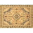 thumbnail image 1 of Ahgly Company Indoor Rectangle Abstract Brown Modern Area Rugs, 2' x 4', 1 of 4