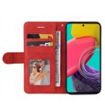 thumbnail image 5 of Compatible Samsung Galaxy M53 5G Case, Leather Wallet Case Stand View Magnetic Clasp Book Flip Folio Phone Cover - Red, 5 of 5