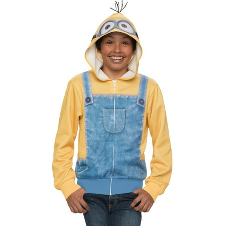 Childs Despicable Me Minions Minion Hoodie Costume Small-Medium 6-10