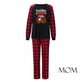 thumbnail image 5 of Penkiiy Pyjamas de Noël pour la Famille Ensemble de Pyjamas Assortis, Pyjamas de Noël à Carreaux Rouges avec Rennes pour Femmes Hommes Enfants Rouge G, 5 of 5