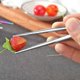 thumbnail image 2 of Student Stainless Steel Cutlery Set Reusable Spoon Chopsticks Three-Piece Set (dark green), 2 of 4