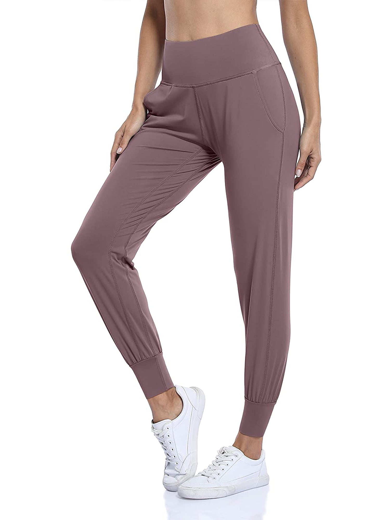 Women High Waist Joggers with Pockets 