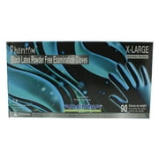 Medical Arts Press Adenna Phantom Powder Free Black Latex Gloves APBL108918