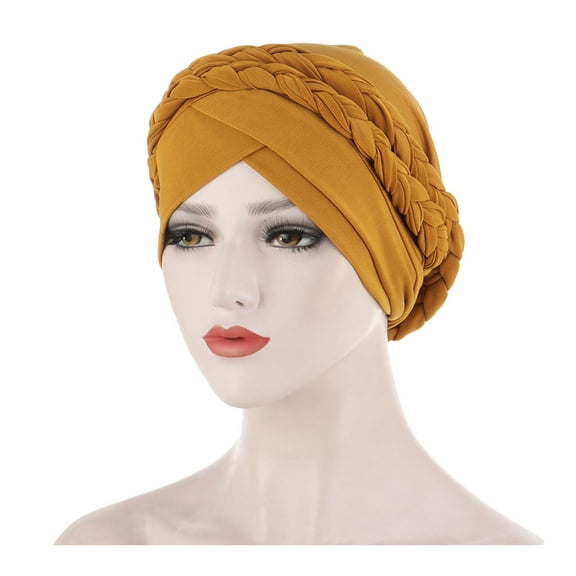 JAHH Women Wrap All Season Hat Cover Head Braid Turban Headwear Ethnic Pre-Tied Cap Hair Baseball Caps Chemo Cancer Head Cover Wrap Turban Headwear Hat
