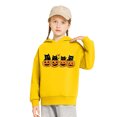 thumbnail image 5 of hengsof Boys Girls Halloween Hooded Shirt Long Sleeve Pullover Hoodies Outfit Toddler Halloween Print Tops 2-7 Years, 5 of 5