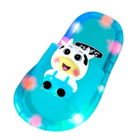 

HIBRO Kid Indoor Slippers Size 11 Hot Led Luminous Slippers Latest Sandals Designs For Kids Children Jelly Sandal
