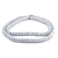 thumbnail image 3 of The Bead Chest 8mm Pastel Blue Bone Button Beads: Nepal Flat Round Disk Heishi Beads for DIY Necklace Jewelry Making, 3 of 4