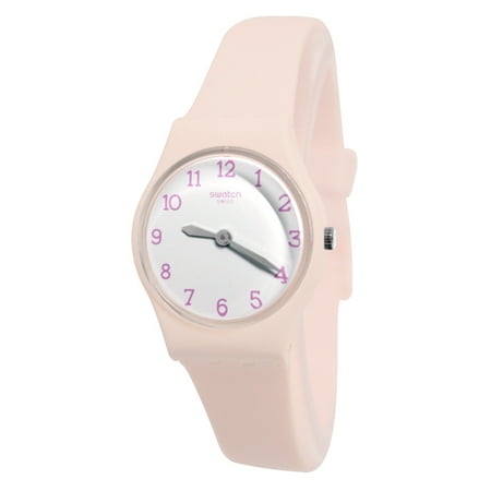 Band Pink Dial Watch - Swatch Original LP150 Pinkbelle White Dial Pink Silicone Band Watch