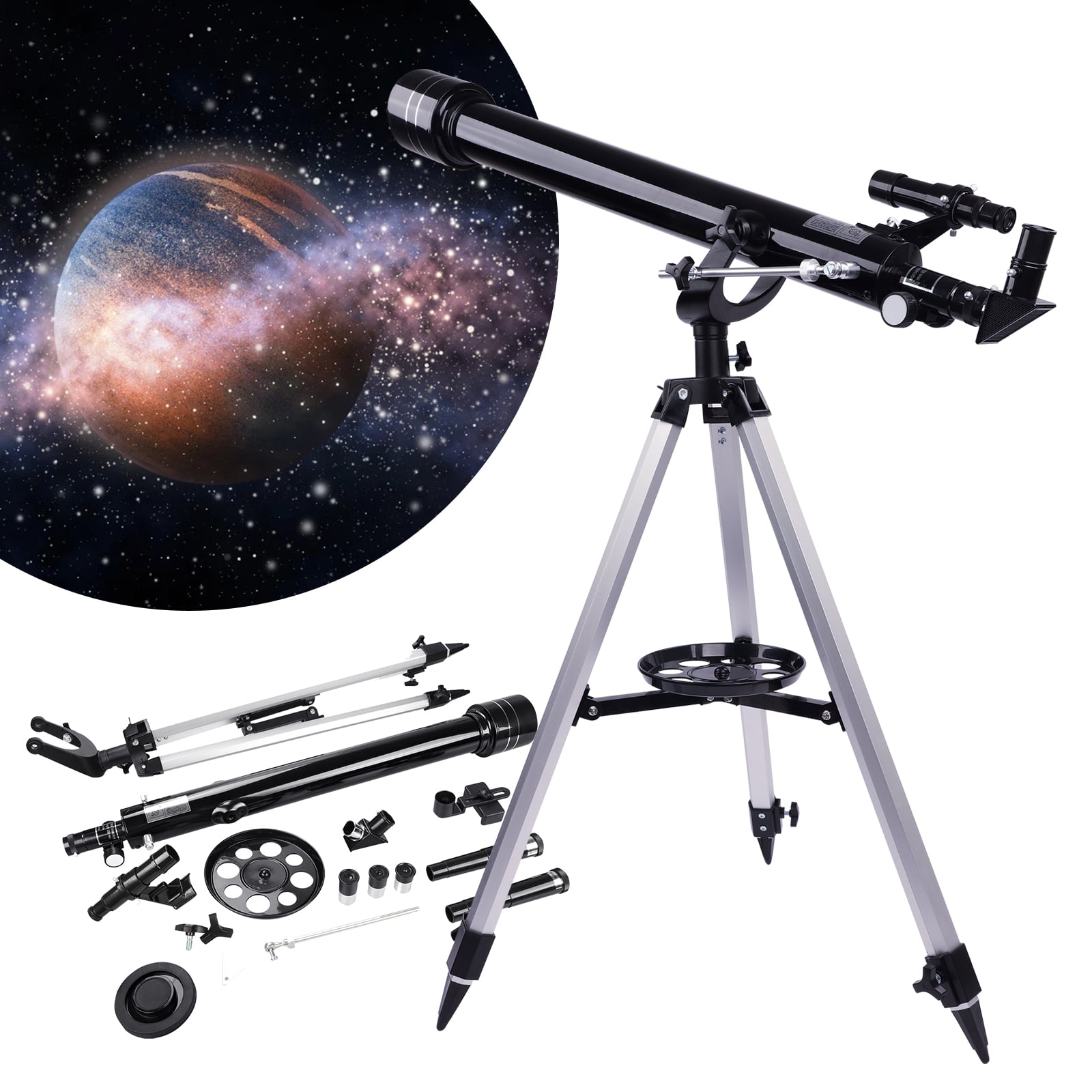 LAKWAR 800mm Telescope for Adults High Powered-600X Refracting Telescopes for Astronomy Beginners Adult-Astronomical Telescope for Planets Stars